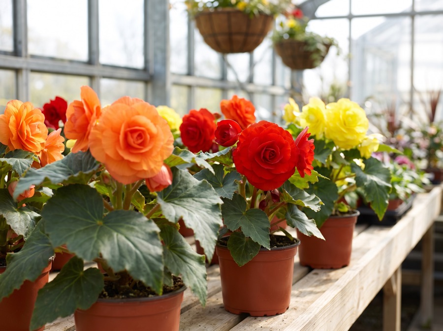 Begonia tuberhybrida – Knollenbegonie