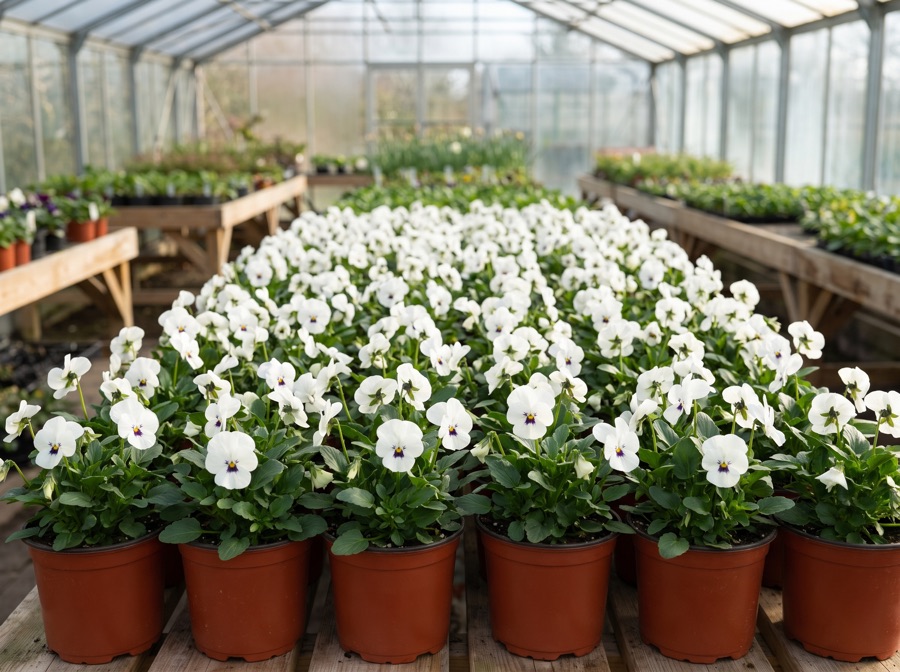 Viola in Weiß